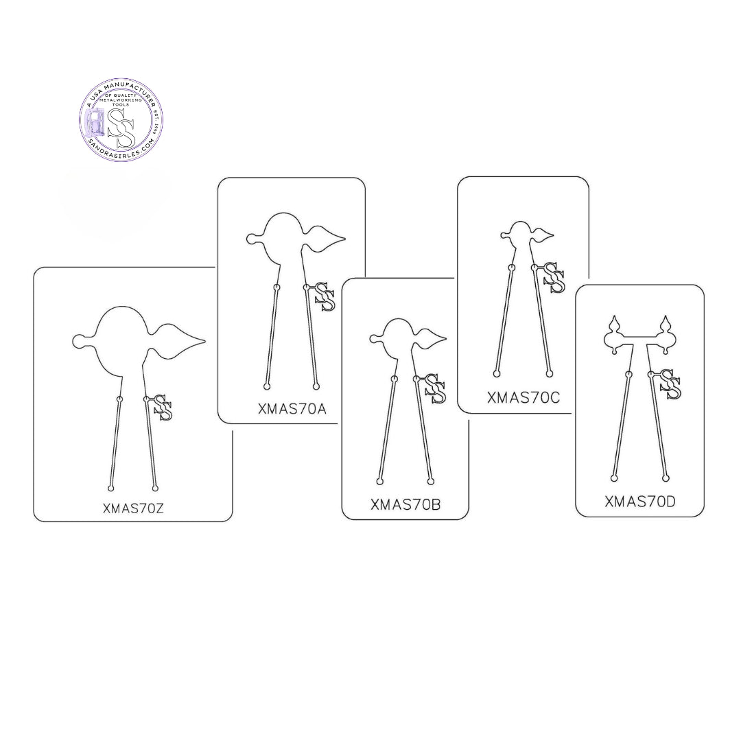 PANCAKE DIE XMAS70 CHRISTMAS ORNAMENT